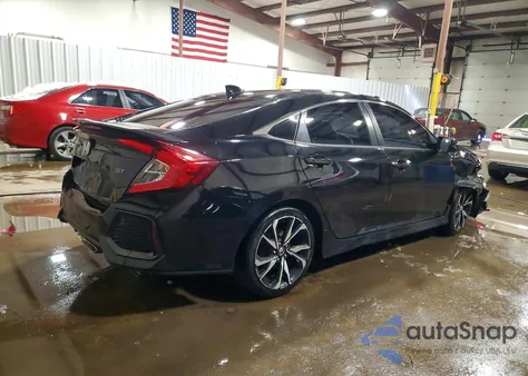 2018 Honda Civic Si z USA, uszkodzony, nr VIN 2HGFC1E52JH706073